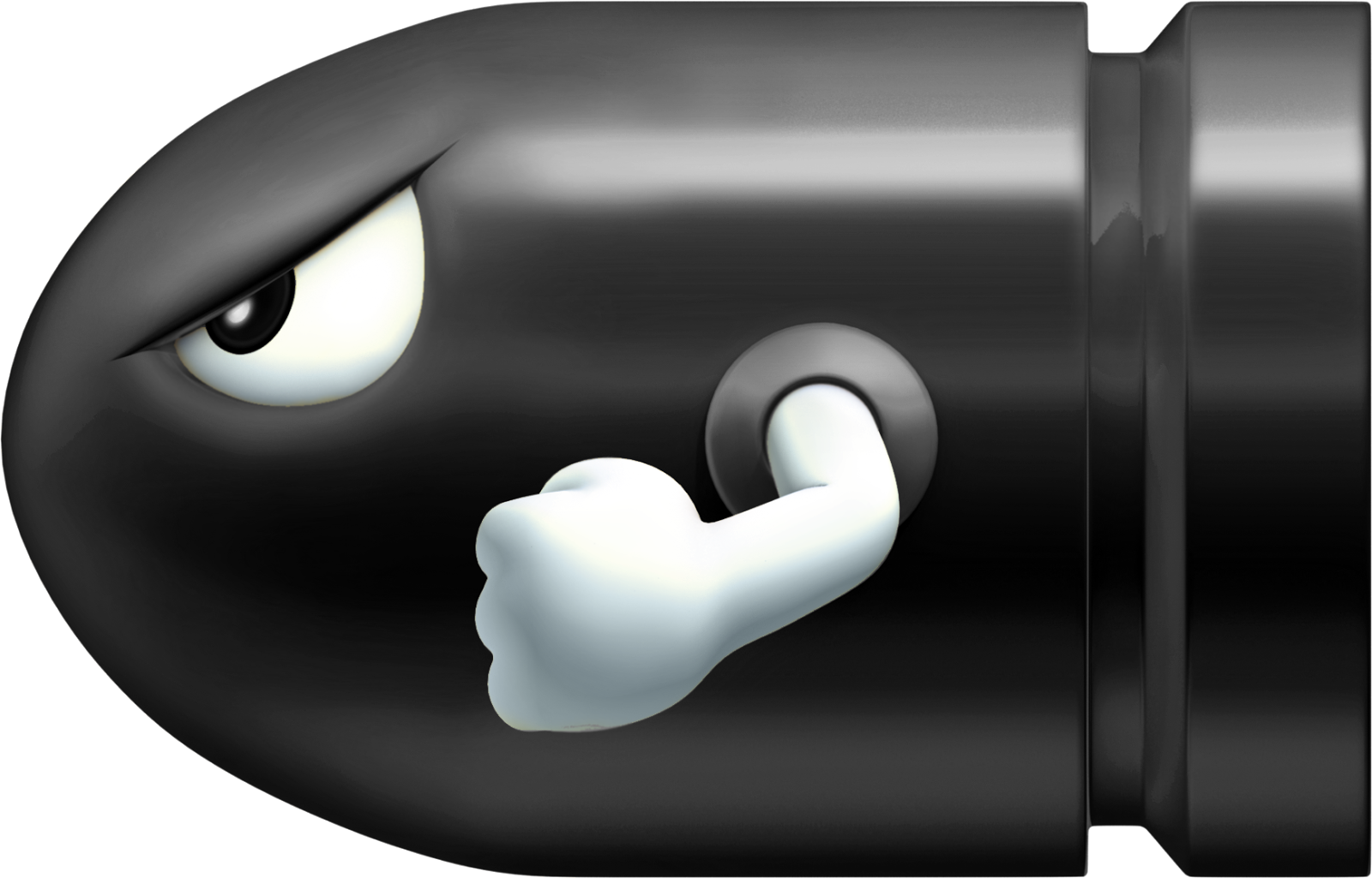 Animated Black Bomb Character PNG