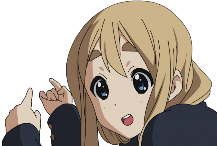 Animated Blonde Character Gesture PNG