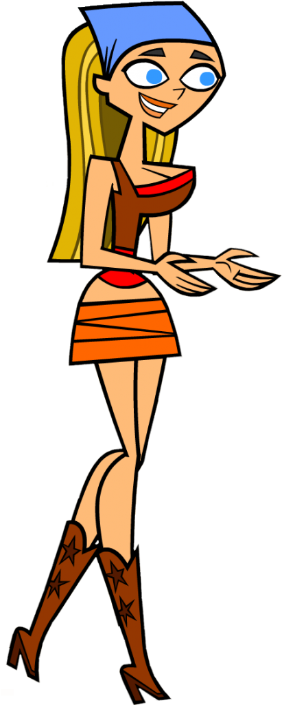Animated Blonde Character Walking PNG