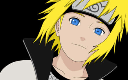 Animated Blonde Ninja Blue Eyes PNG