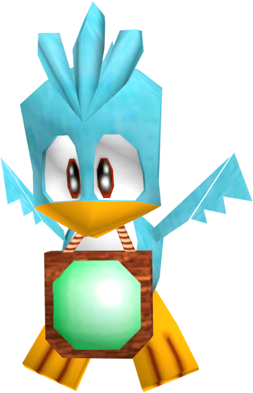 Animated Blue Bird Character Adventure PNG