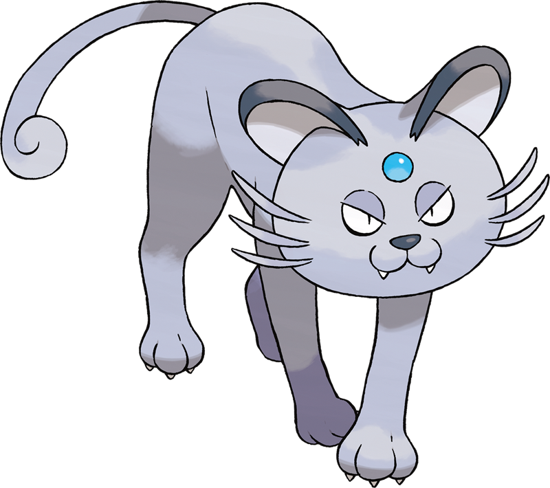 Animated Blue Gem Cat Pokemon PNG