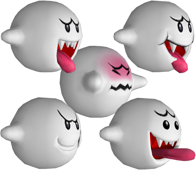 Animated Boo Expressions PNG