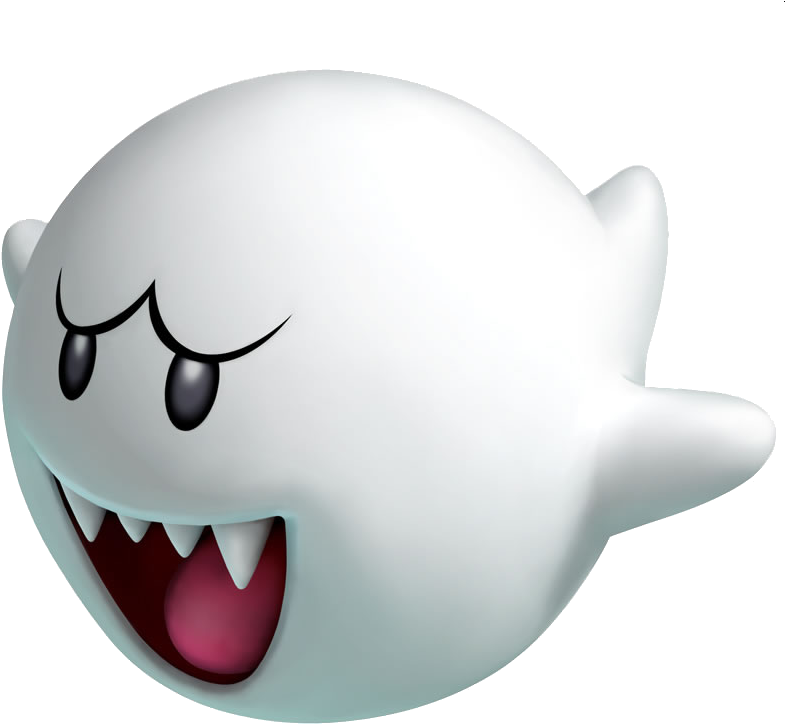 Animated Boo Ghost Character PNG
