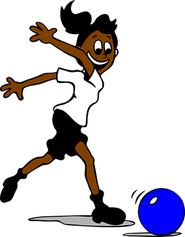 Animated Bowling Pin Character Jumping PNG