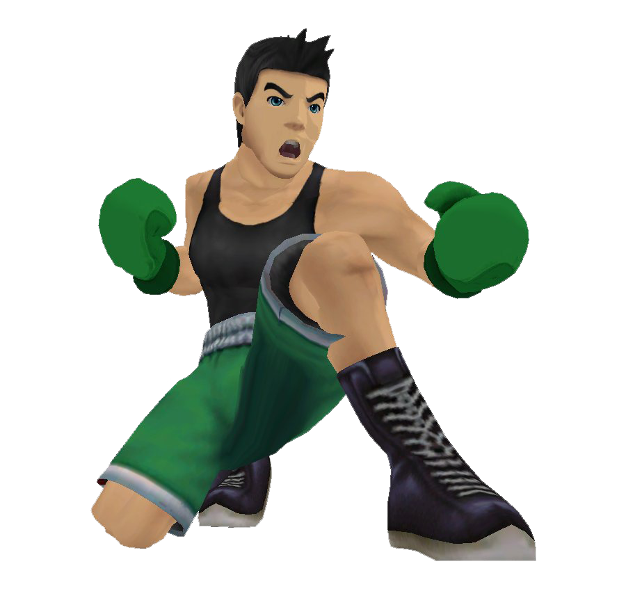 Animated Boxer Action Pose PNG