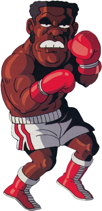 Animated Boxer Character PNG