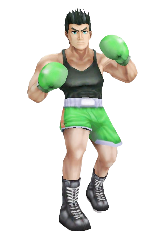 Animated Boxer Character Pose PNG