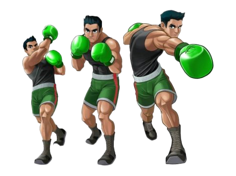 Animated Boxer Poses PNG