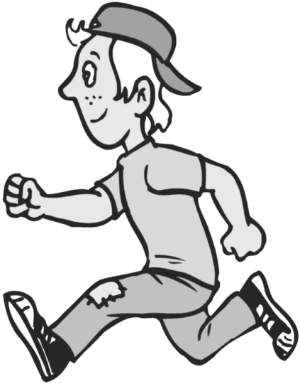 Animated Boy Running PNG