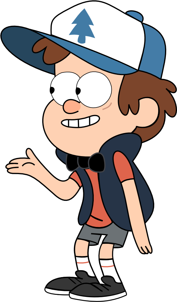 Animated Boyin Blue Capand Vest PNG