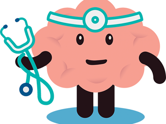 Animated Brain Doctor Character PNG