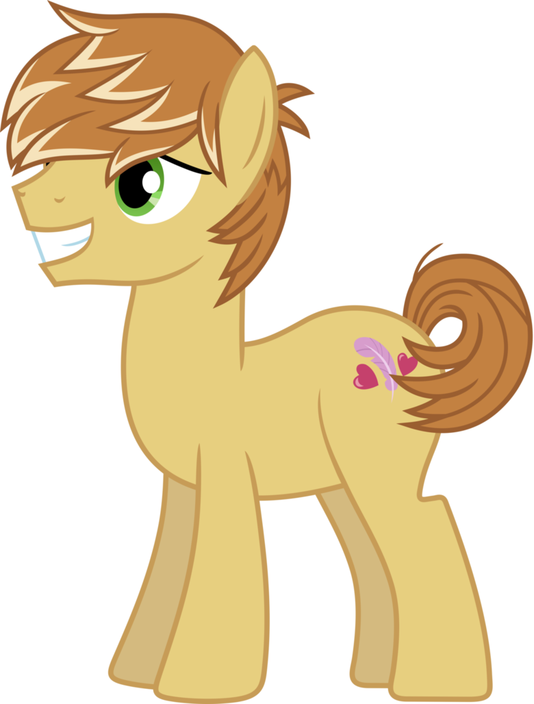 Animated Brown Ponywith Bangs PNG