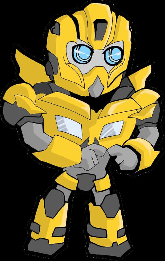 Animated Bumblebee Character Illustration PNG