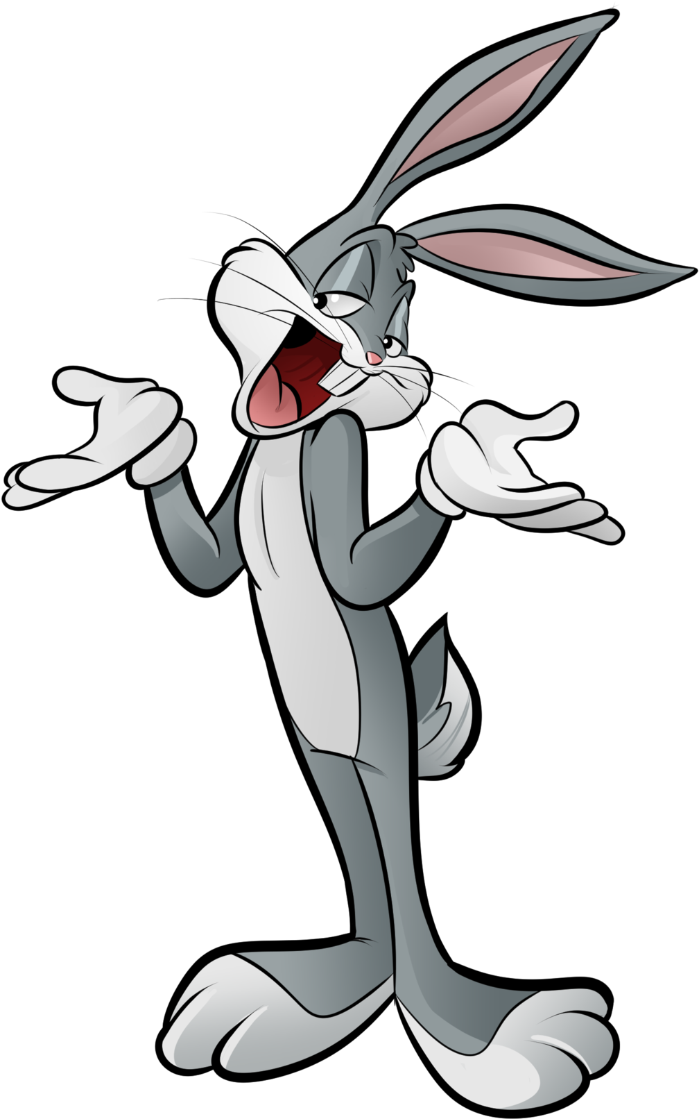 Animated Bunny Character Gesture PNG