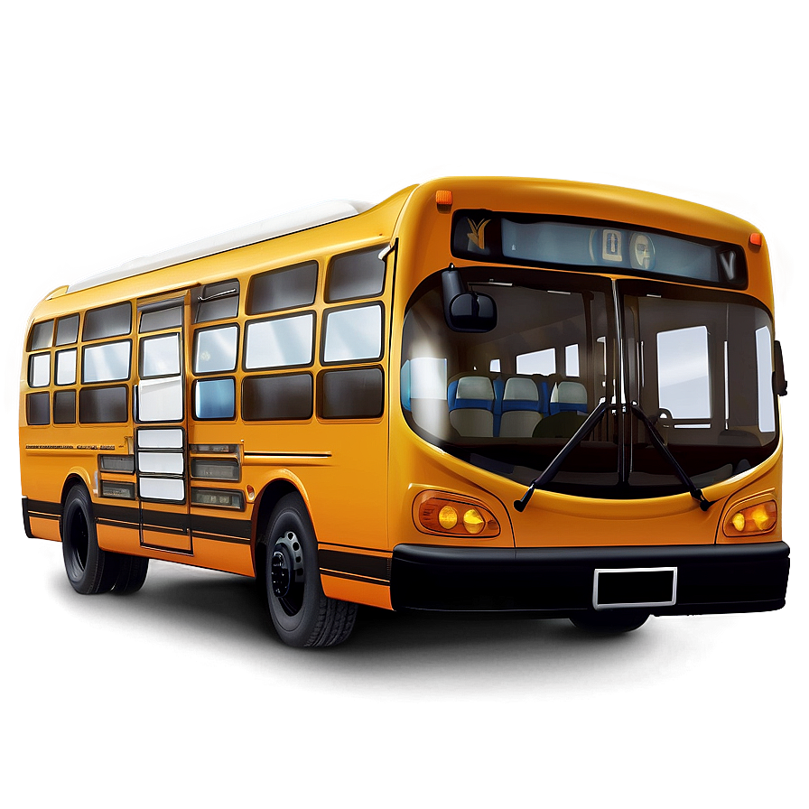 Animated Bus Png 05232024 PNG