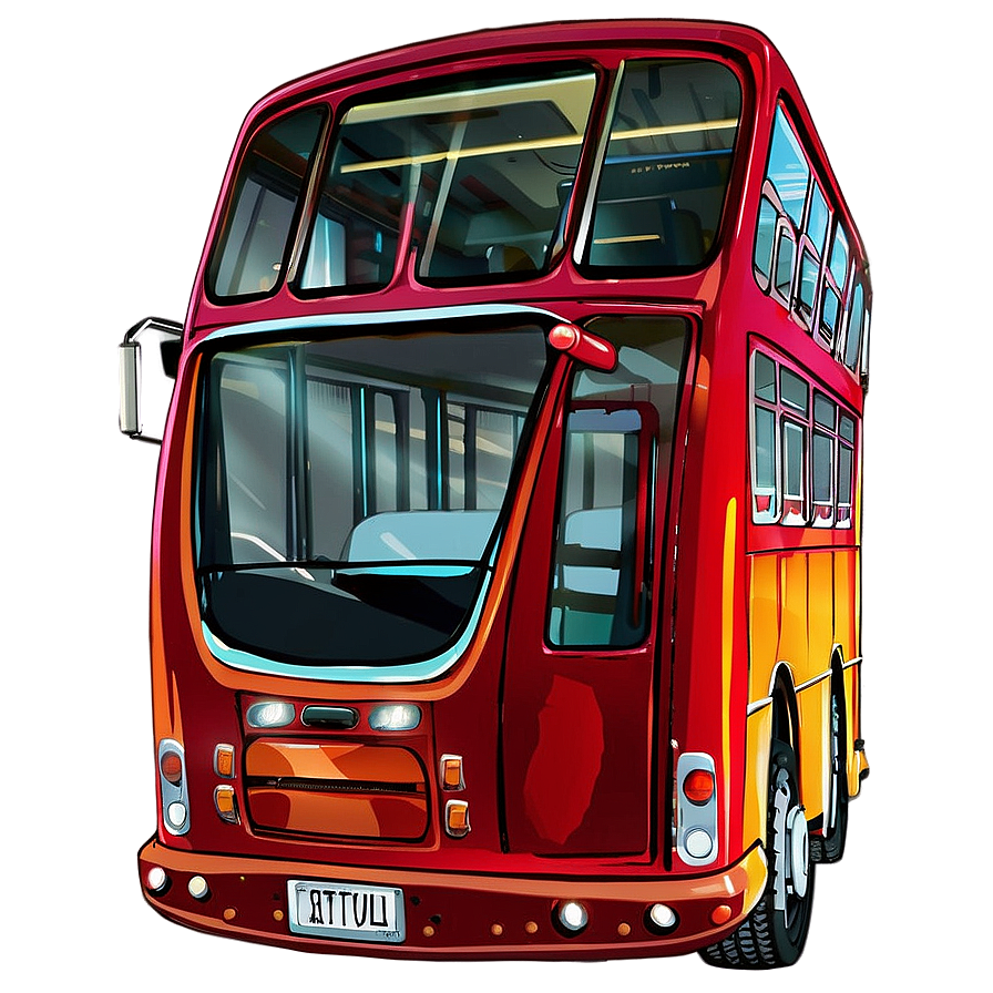 Animated Bus Png 05232024 PNG