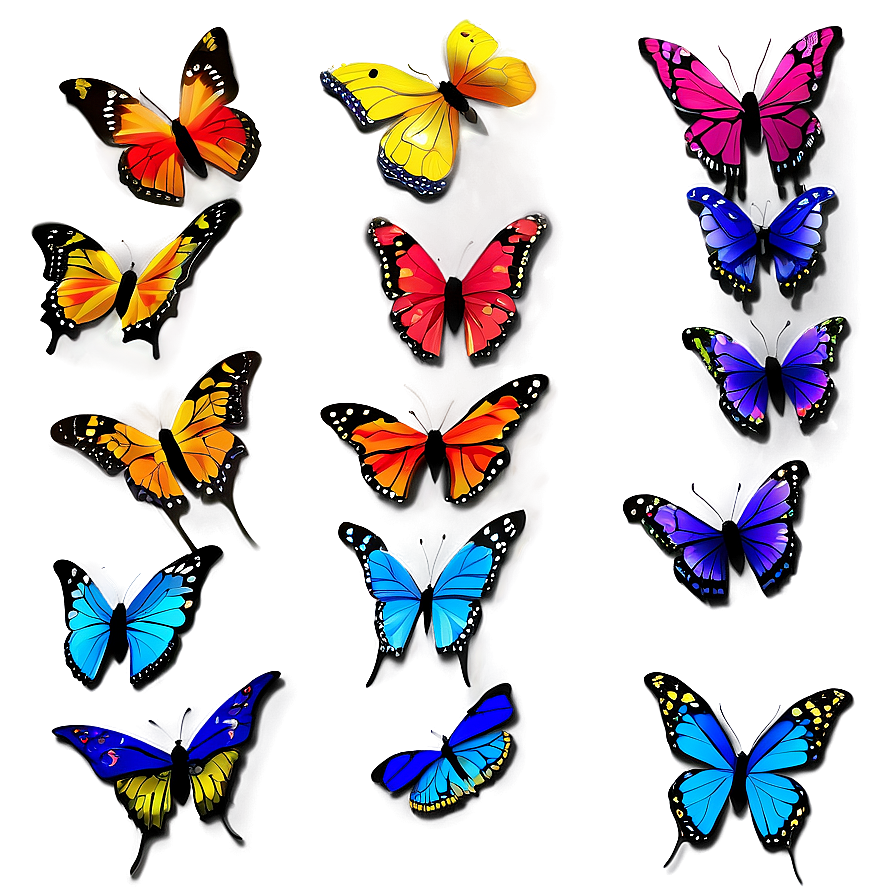 Animated Butterfly Flight Png Eqj PNG