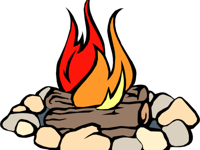 Animated Campfire Illustration PNG