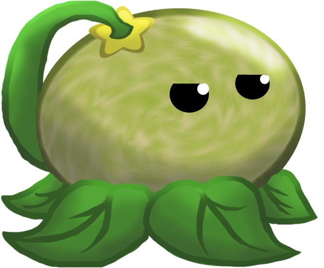 Animated Cantaloupe Character PNG