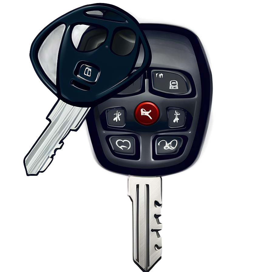 Animated Car Keys Png 06122024 PNG