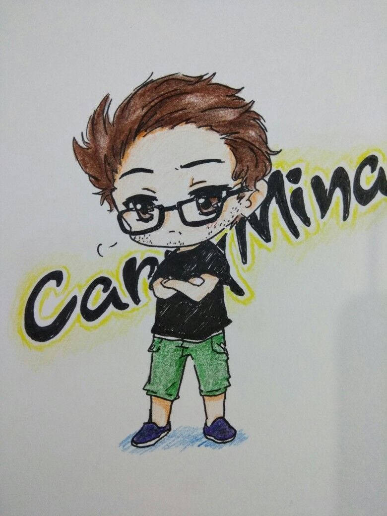 Geanimeerde Carryminati Achtergrond