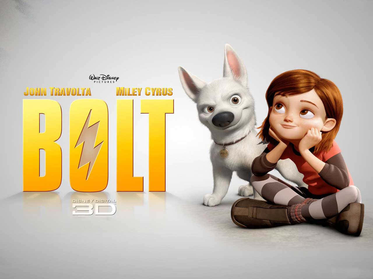Enplakat For Filmen Bolt