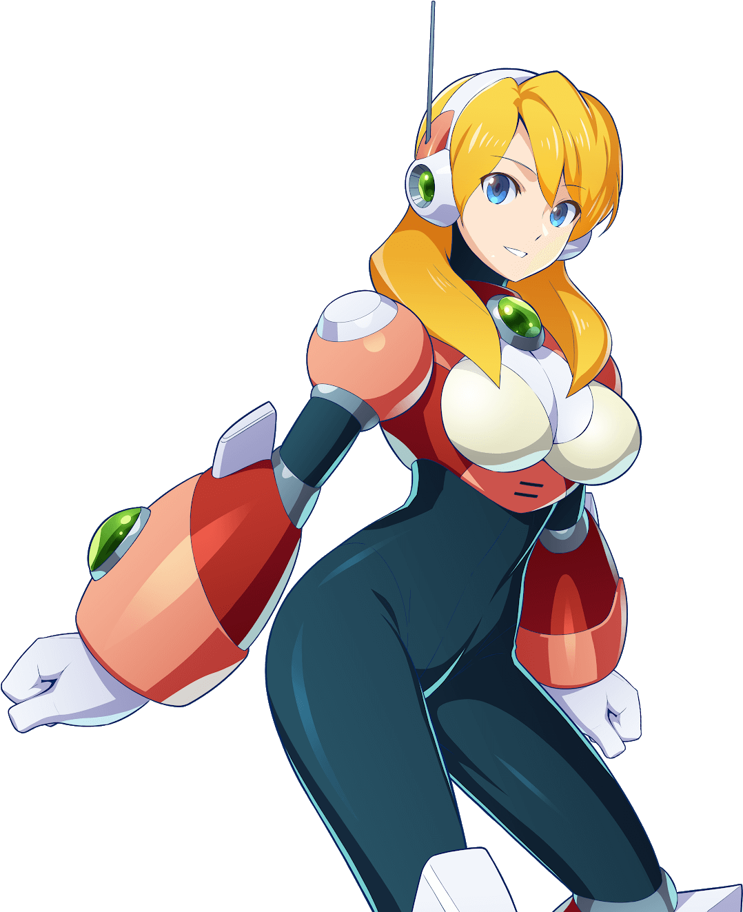 Animated Character Alia Mega Man Series PNG