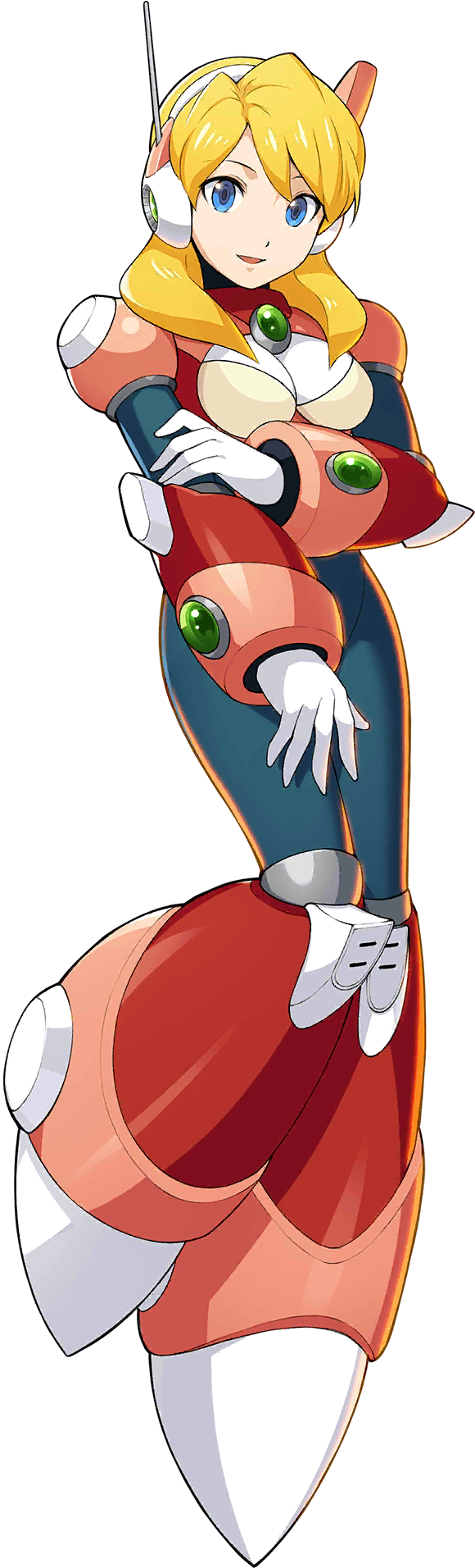 Animated Character Alia Mega Man Series PNG