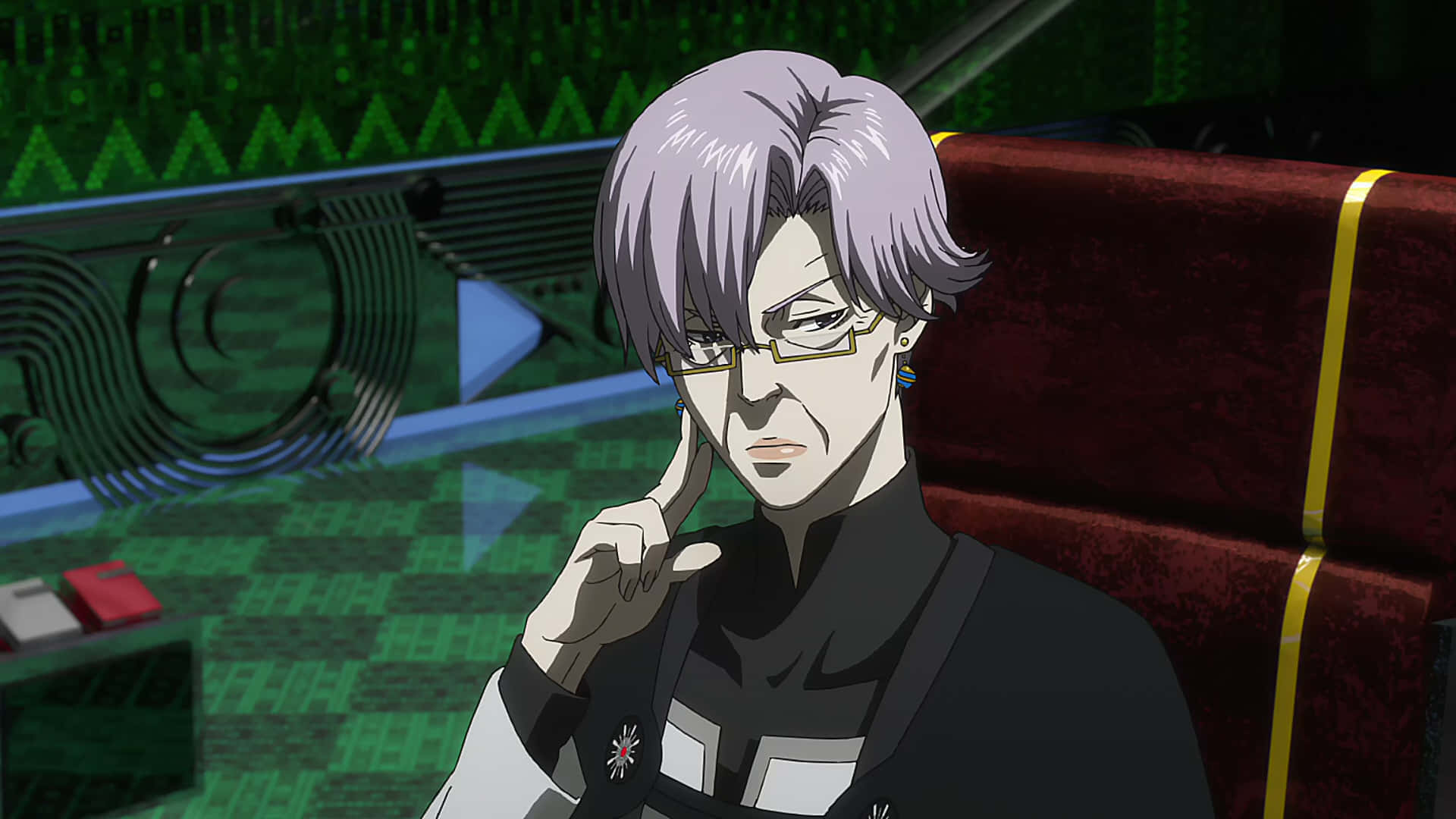 Animated Character Contemplation Wallpaper