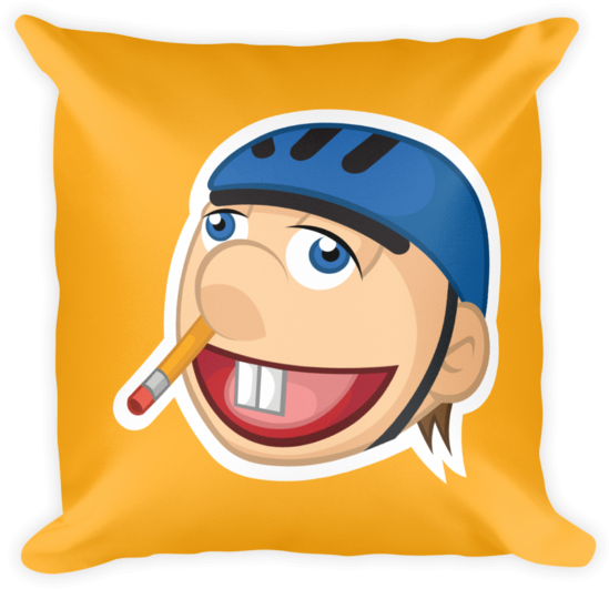 Download Animated Character Cushion Design | Wallpapers.com