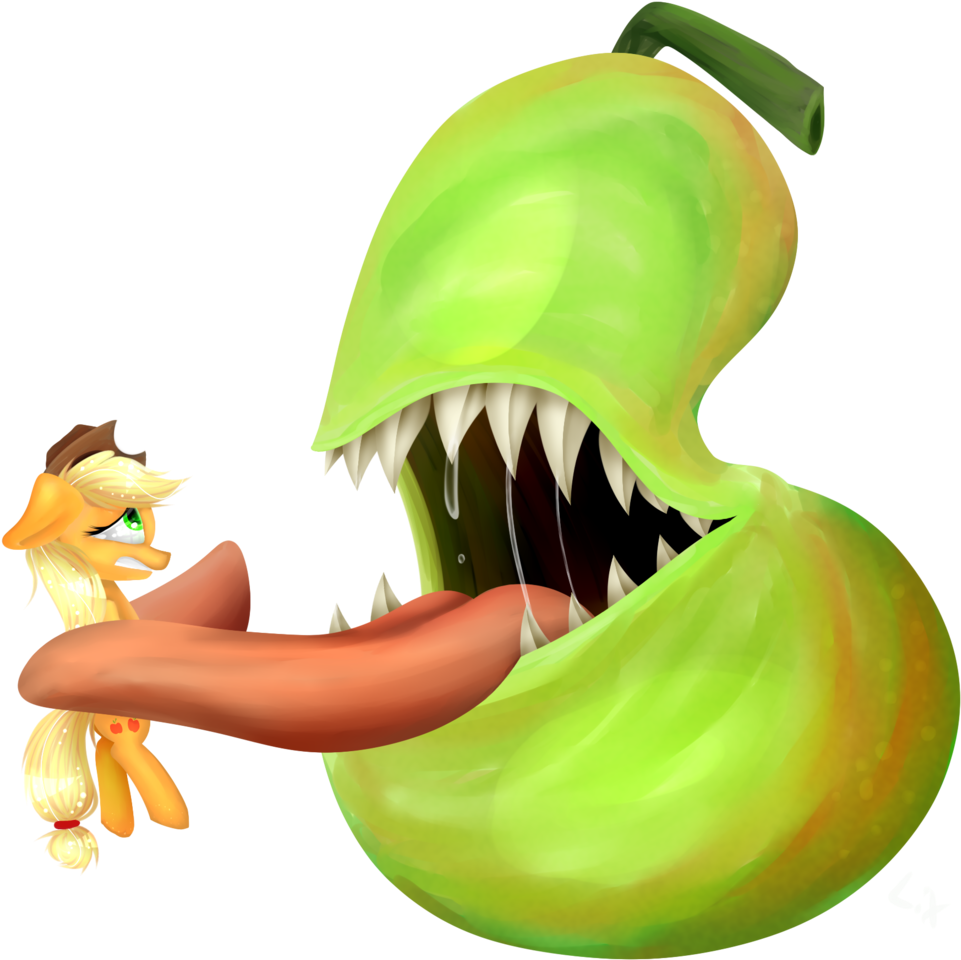 Animated Character Drooling Over Sausage PNG