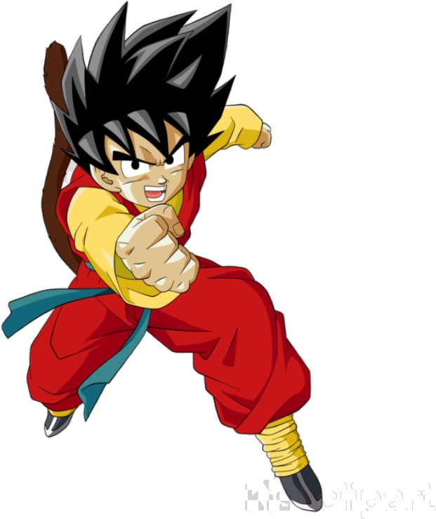 Animated Character Flying Punch PNG