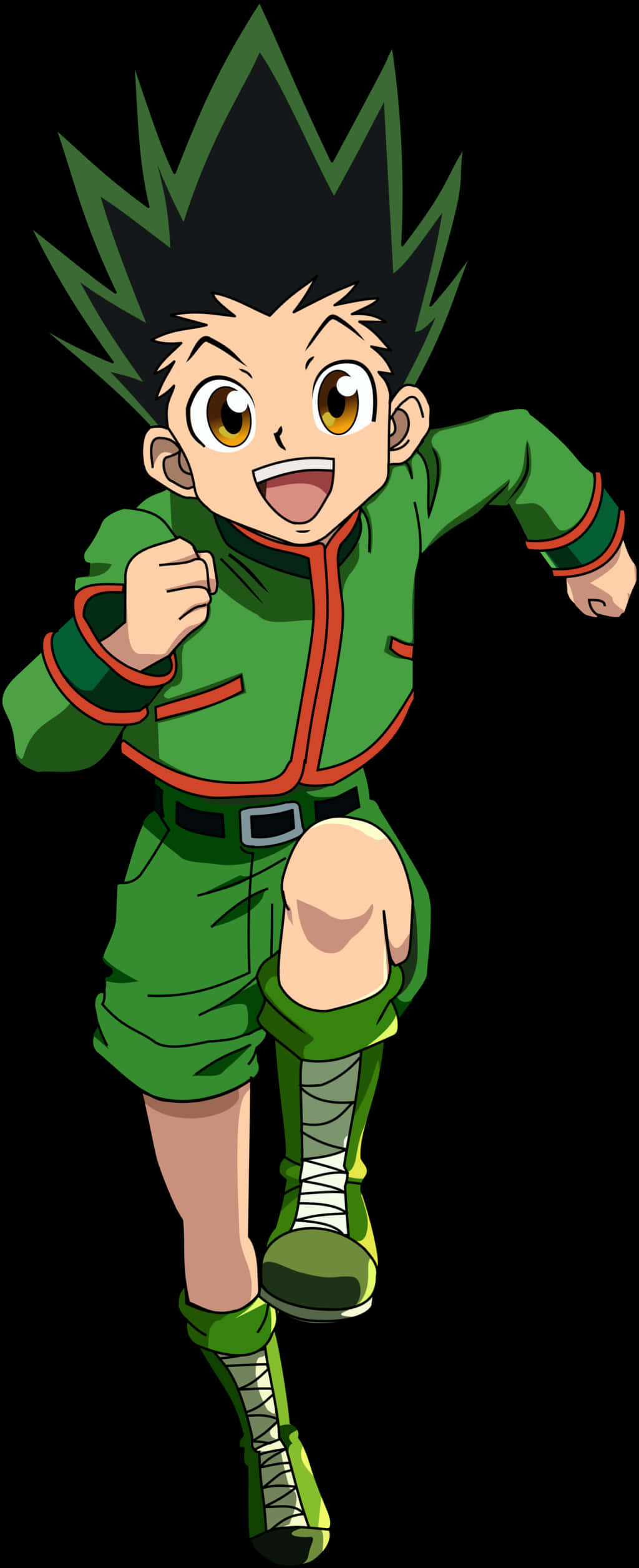 Download Animated Character Green Outfit | Wallpapers.com