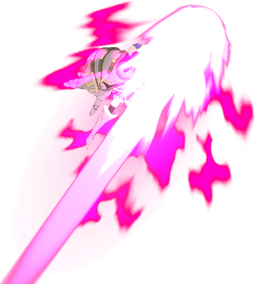 Animated Character Pink Energy Blast PNG