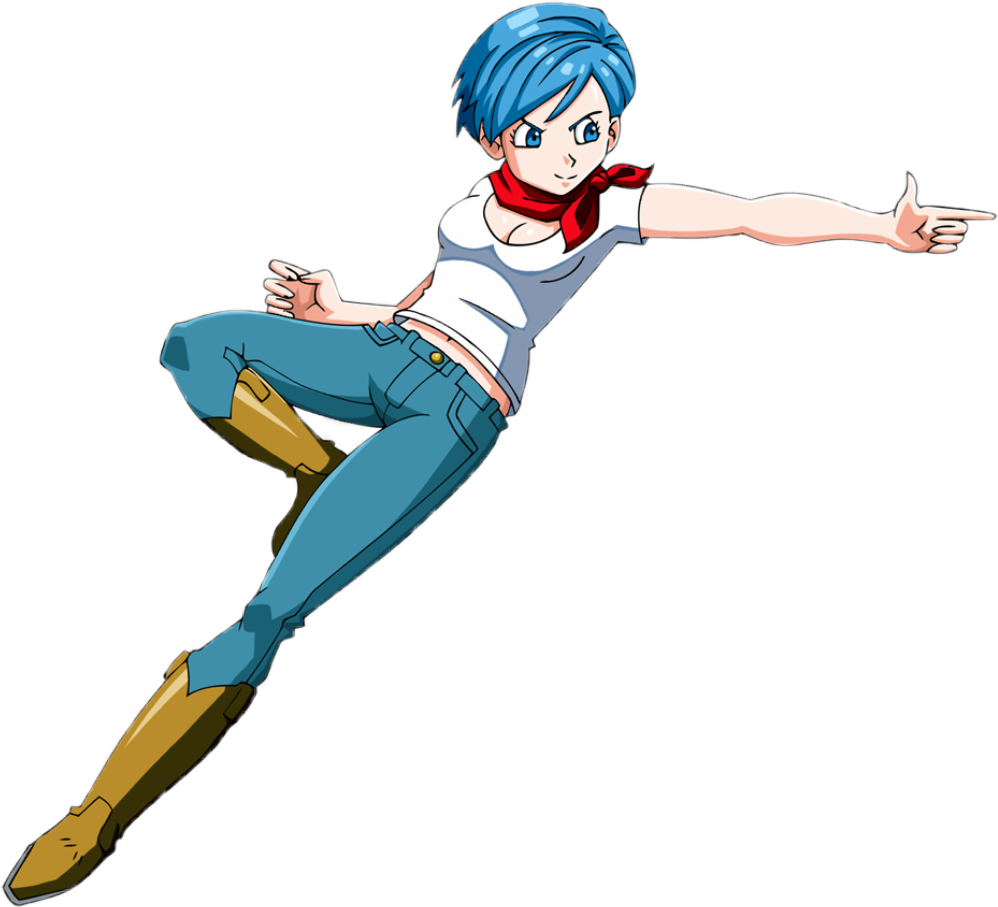 Animated Character Pointing Action Pose PNG