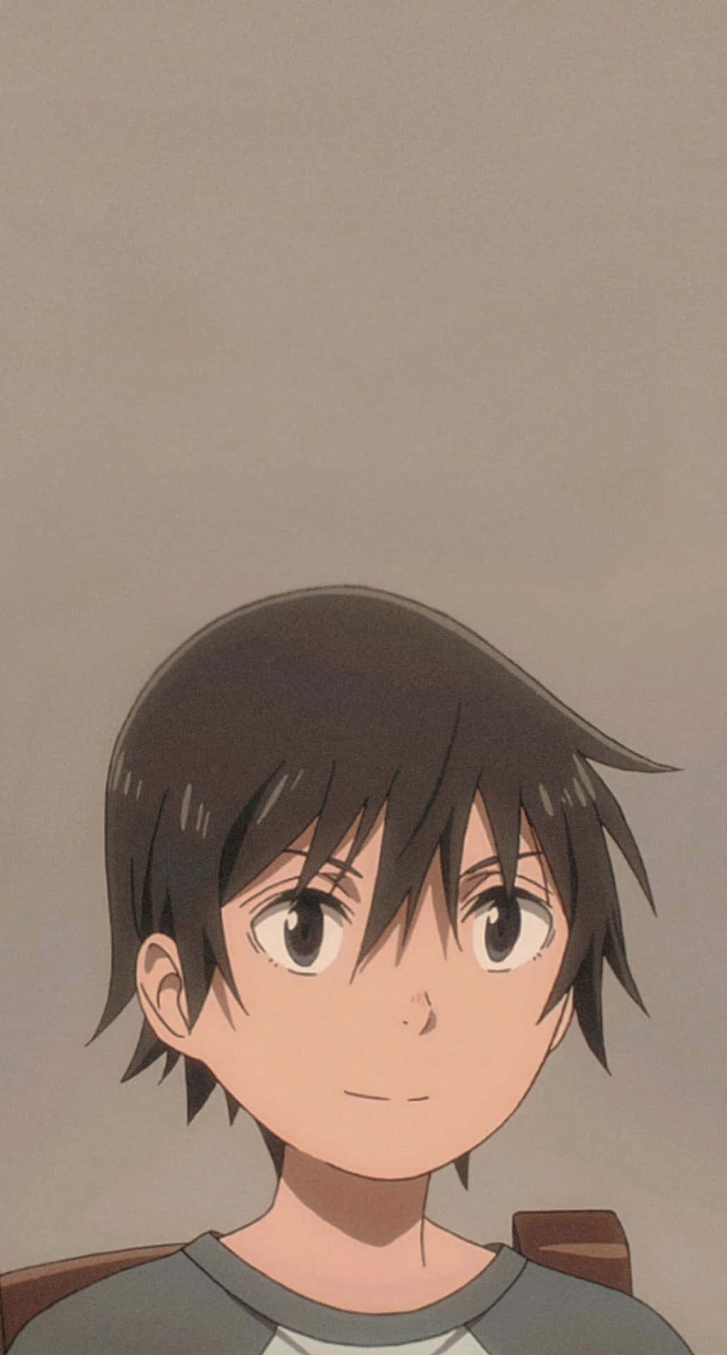 Animated Character Portrait Satoru Fujinuma Wallpaper