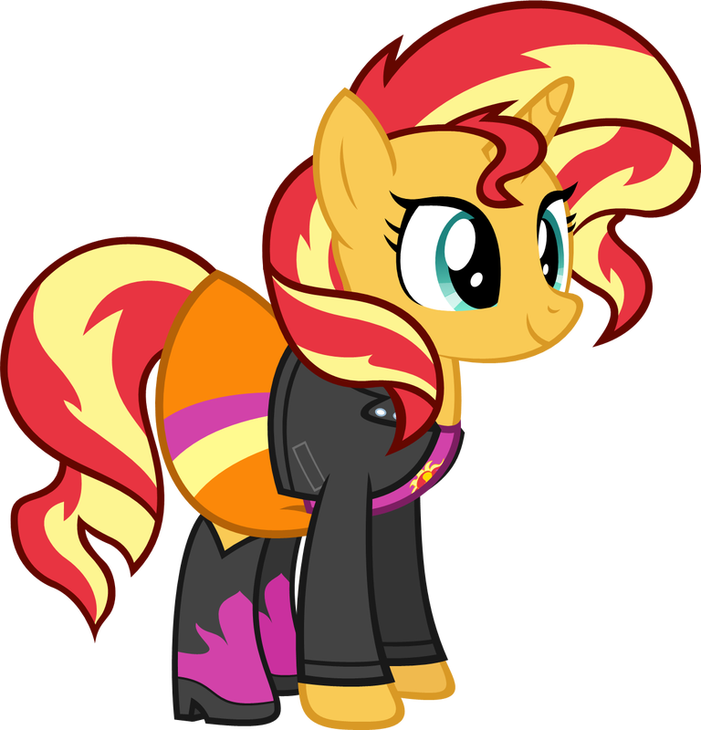 Animated Character Sunset Shimmer Standing PNG