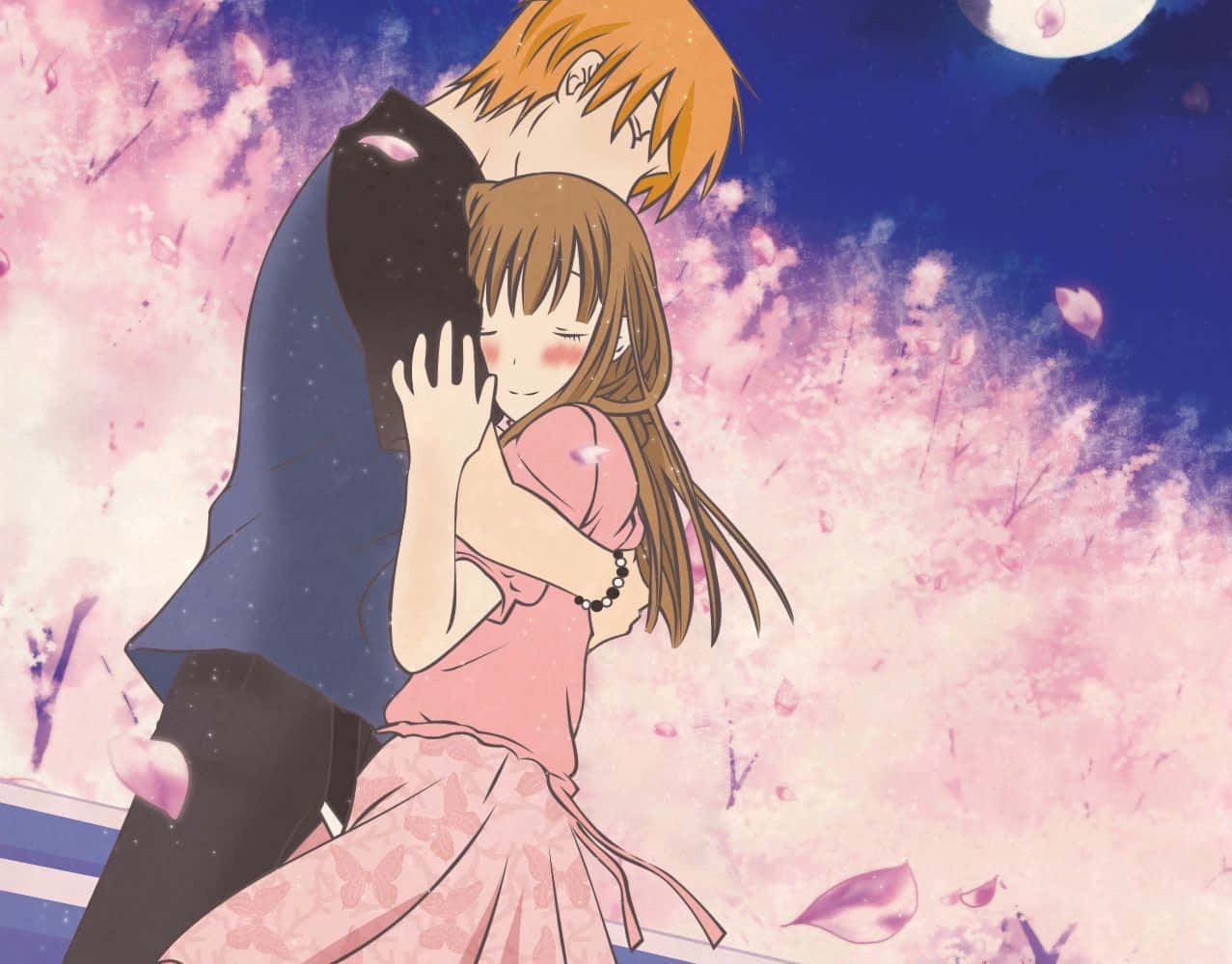 "animated Character Tohru Honda - The Heart Of Fruits Basket" Wallpaper