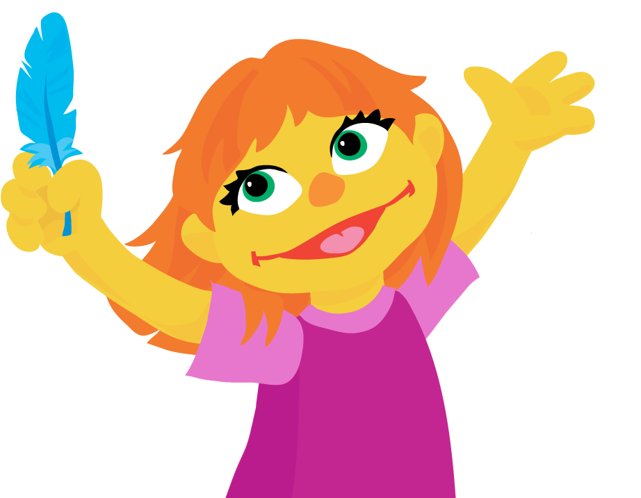 Animated Character Waving Feather PNG