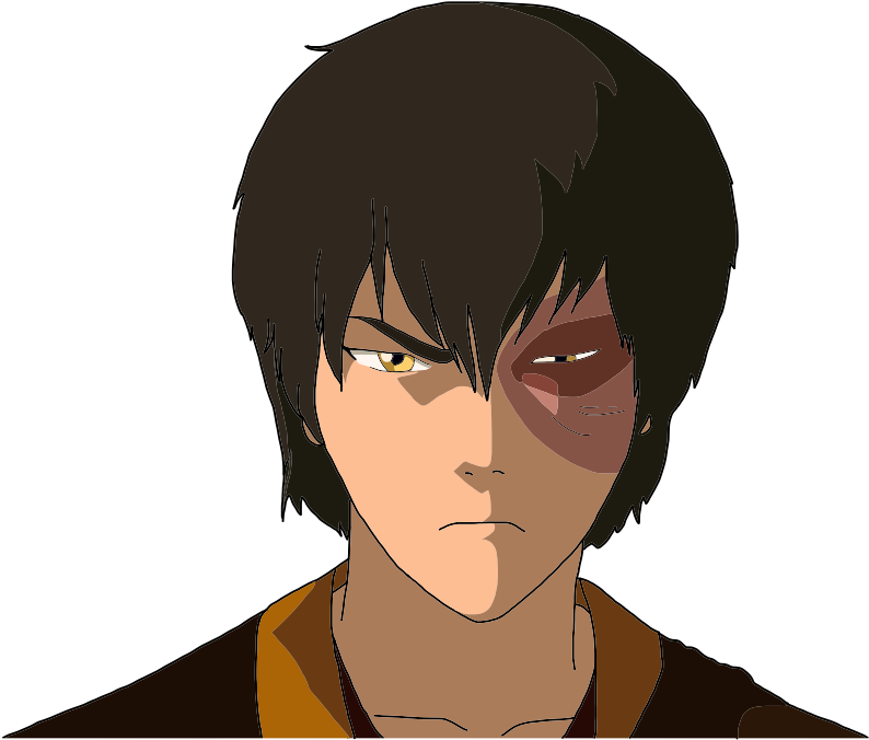 Animated Character With Bruised Eye PNG