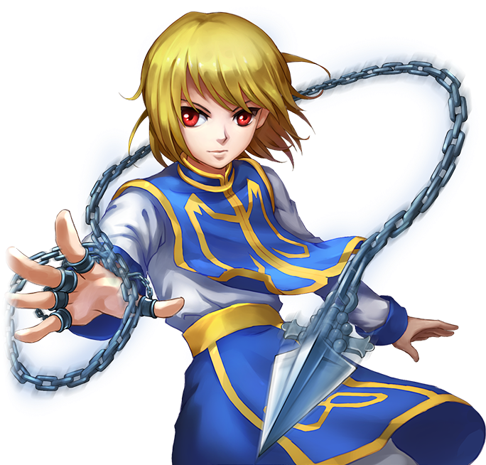 Animated Character With Chain Weapon PNG