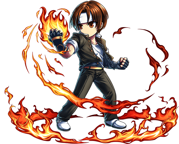 Animated Character With Fire Power.png PNG