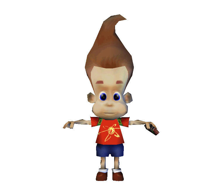 Animated Character With Hair Spike PNG