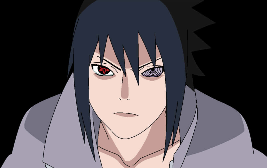 Animated Character With Rinnegan PNG