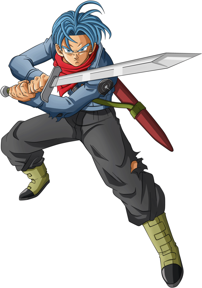 Animated Character With Sword PNG