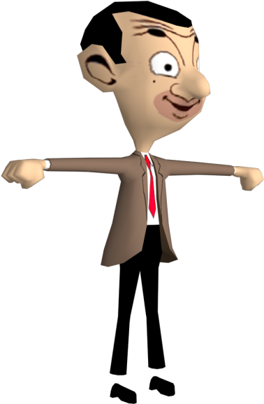 Animated Character With Tie PNG