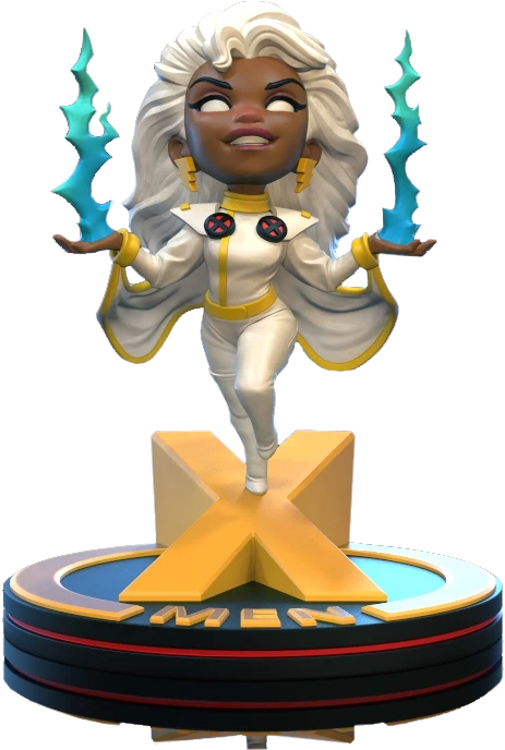 Animated Character X Men Statue PNG