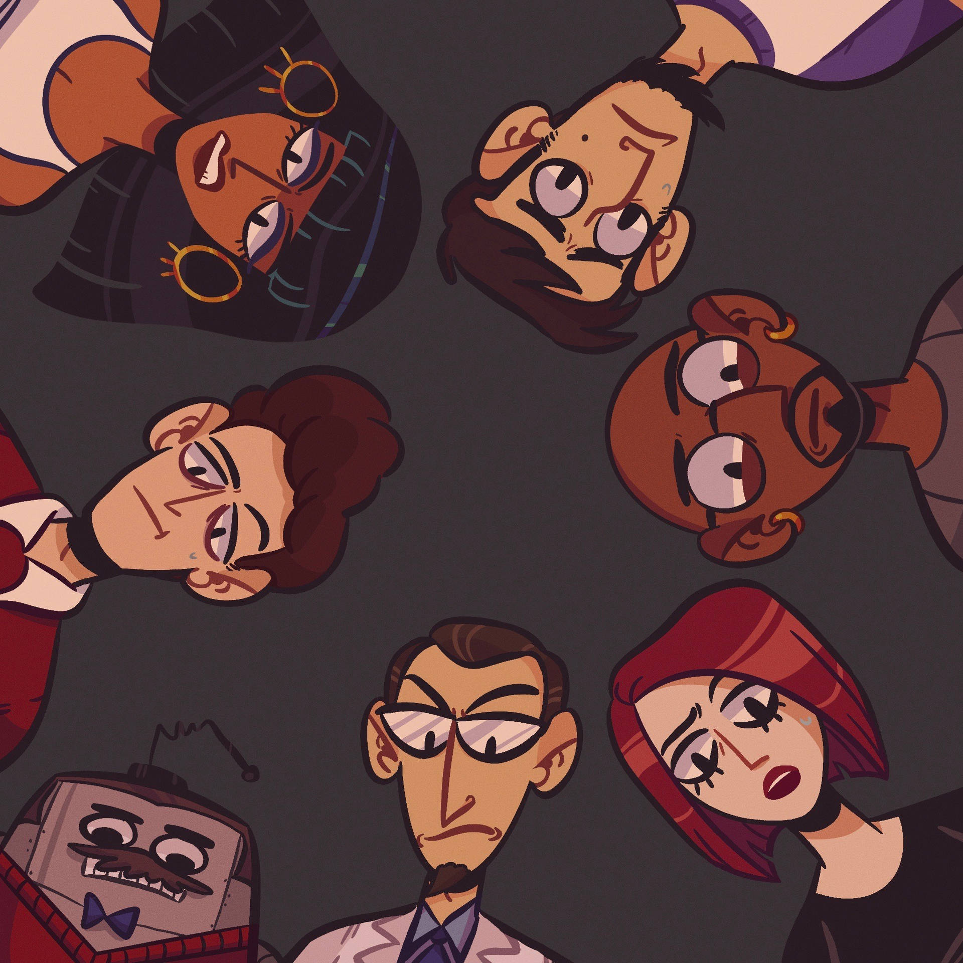 Animated Characters In A School Setting - A Snapshot From Clone High Wallpaper