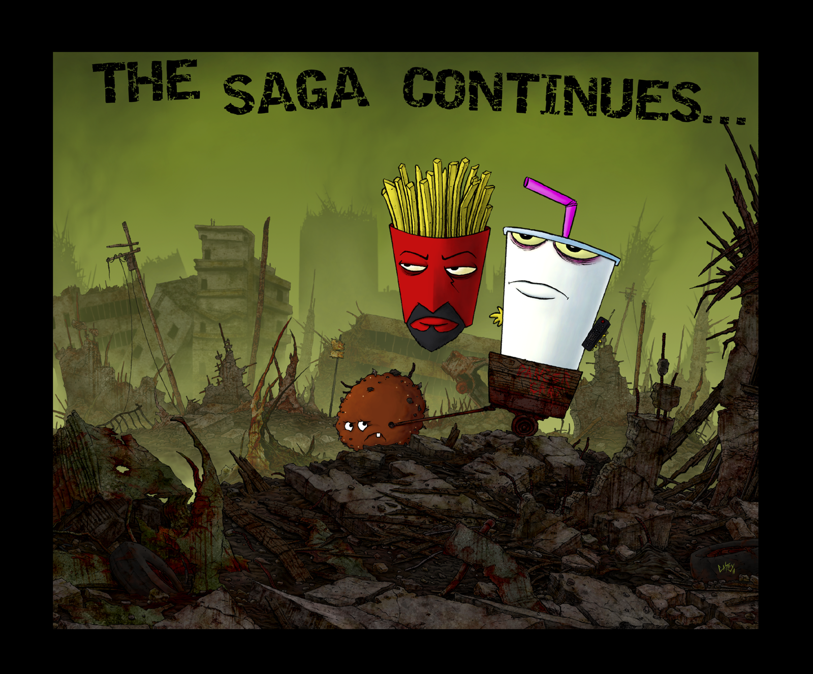 Animated Characters Of Aqua Teen Hunger Force